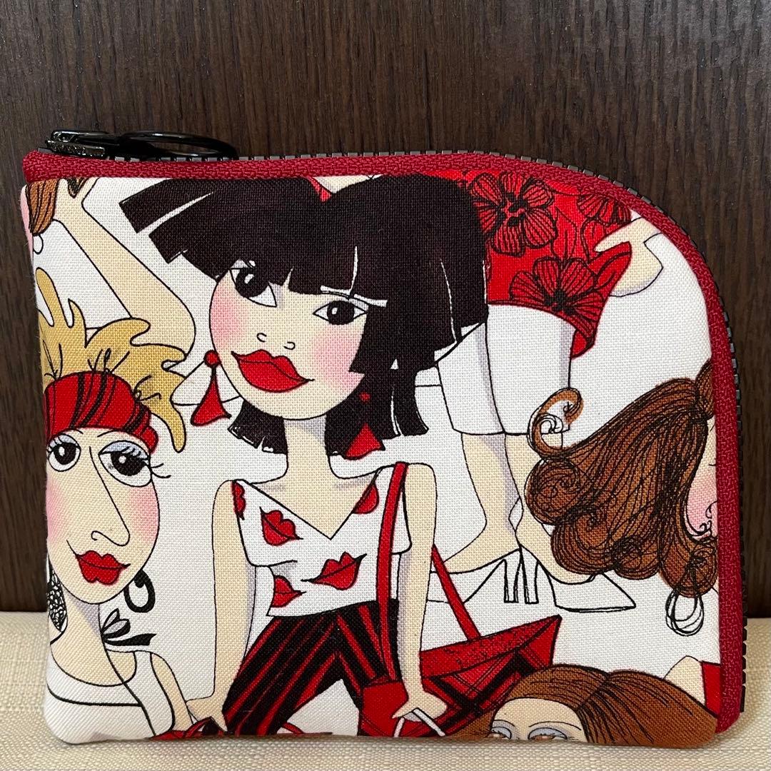 ♡20㎝ファスナーポーチ②♡ハンドメイド　ロラライハリス