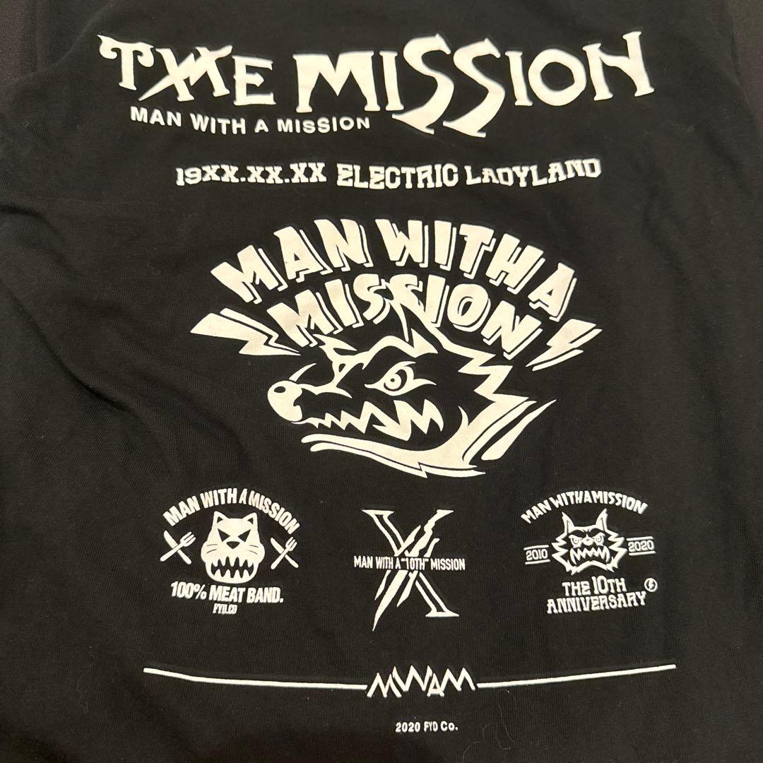 MAN WITH A MISSION ロングスリーブTシャツ 10周年記念