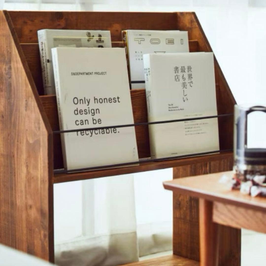 【美品】nico and … ニコアンド マガジンラック 本棚 絵本棚