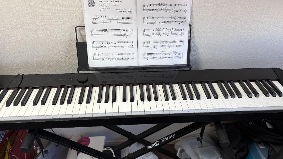 CASIO 2021年製 電子ピアノ PX-S1000　BK