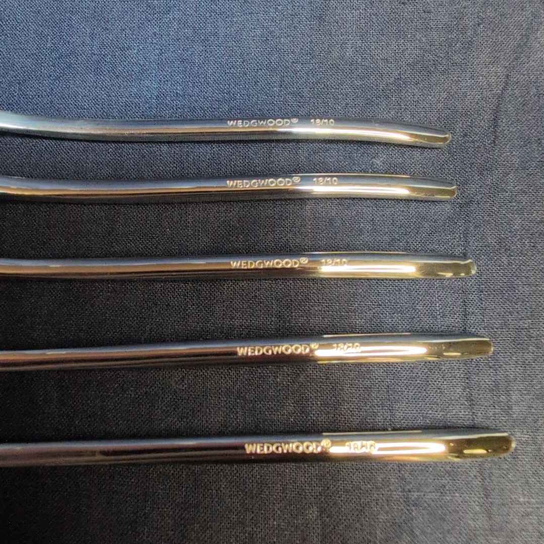 ウェッジウッド ジェネリックタイニー スプーンとフォークのセット 栞·箱付き