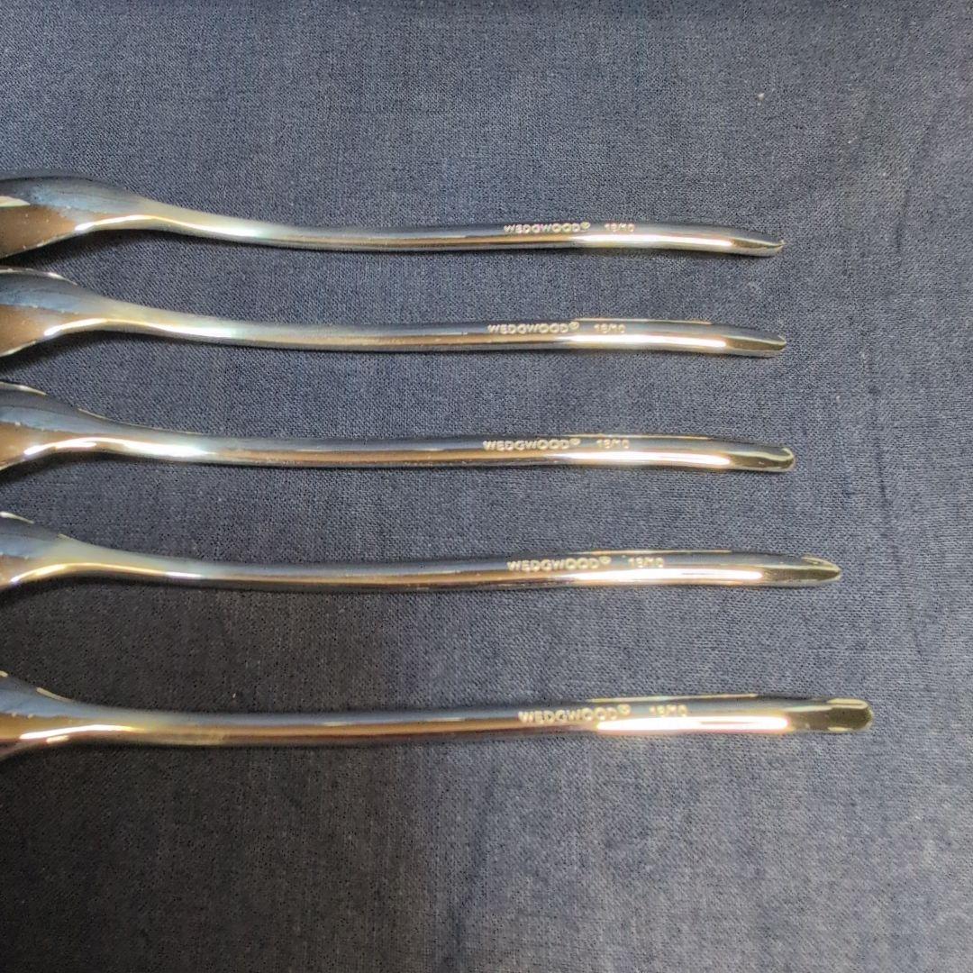 ウェッジウッド ジェネリックタイニー スプーンとフォークのセット 栞·箱付き
