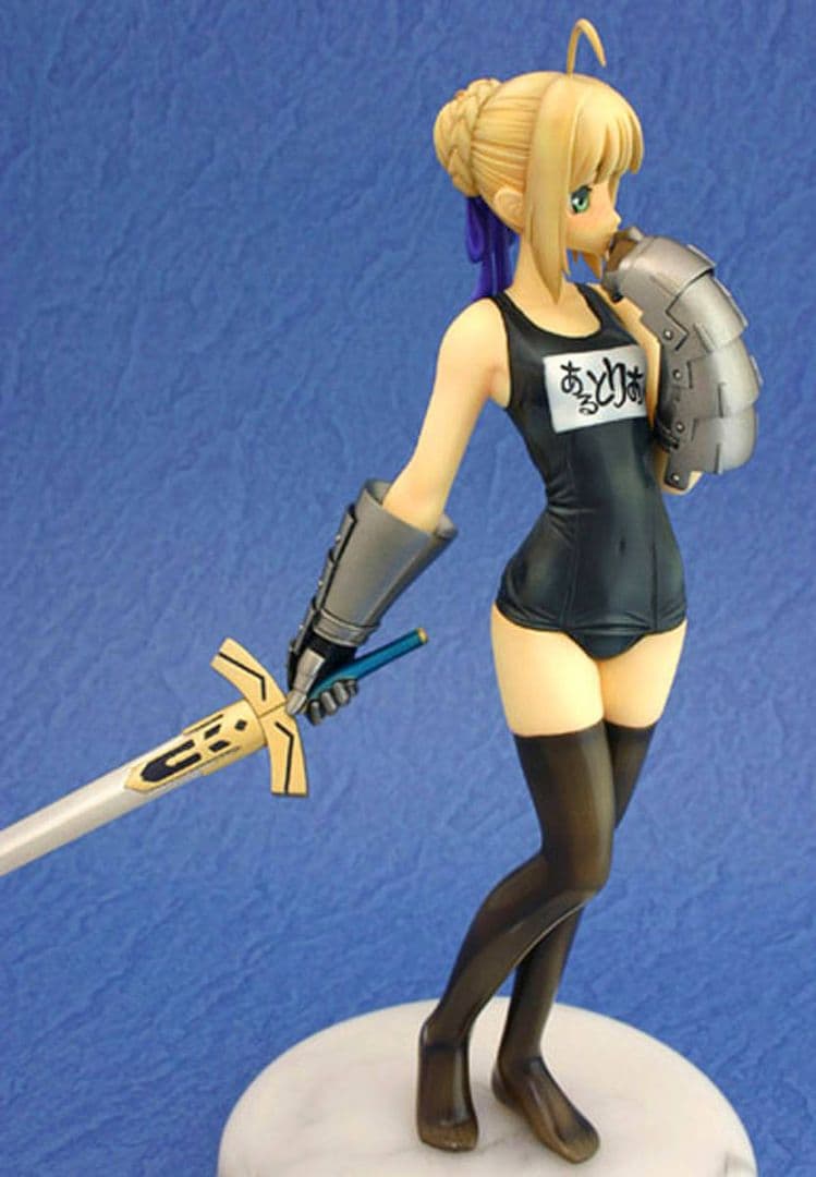 withQ&亜空館 Fate/stay night スク水セイバーさん 1/8