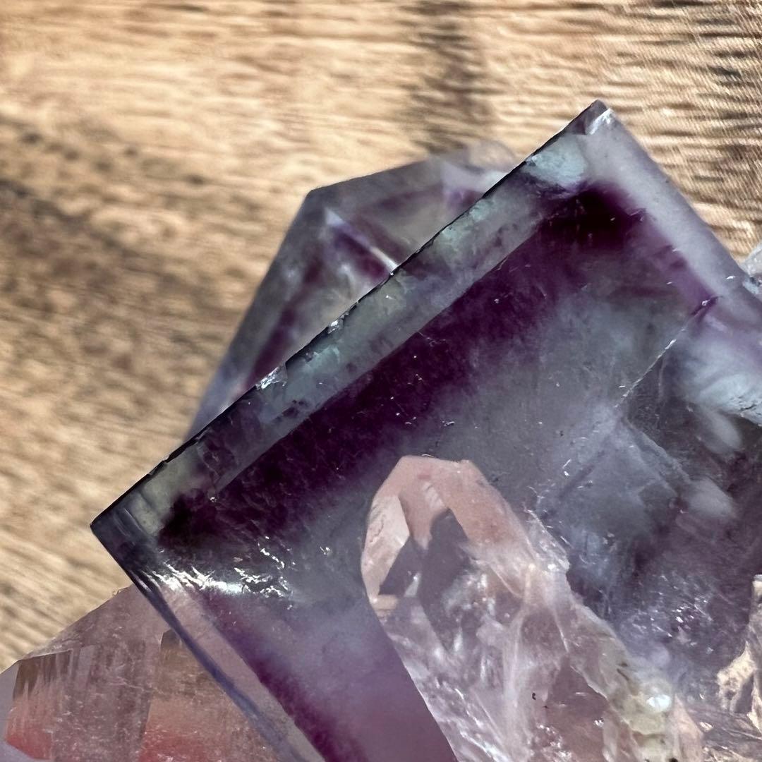 フローライト 水晶 ポイント 蛍石 鉱物 標本 原石