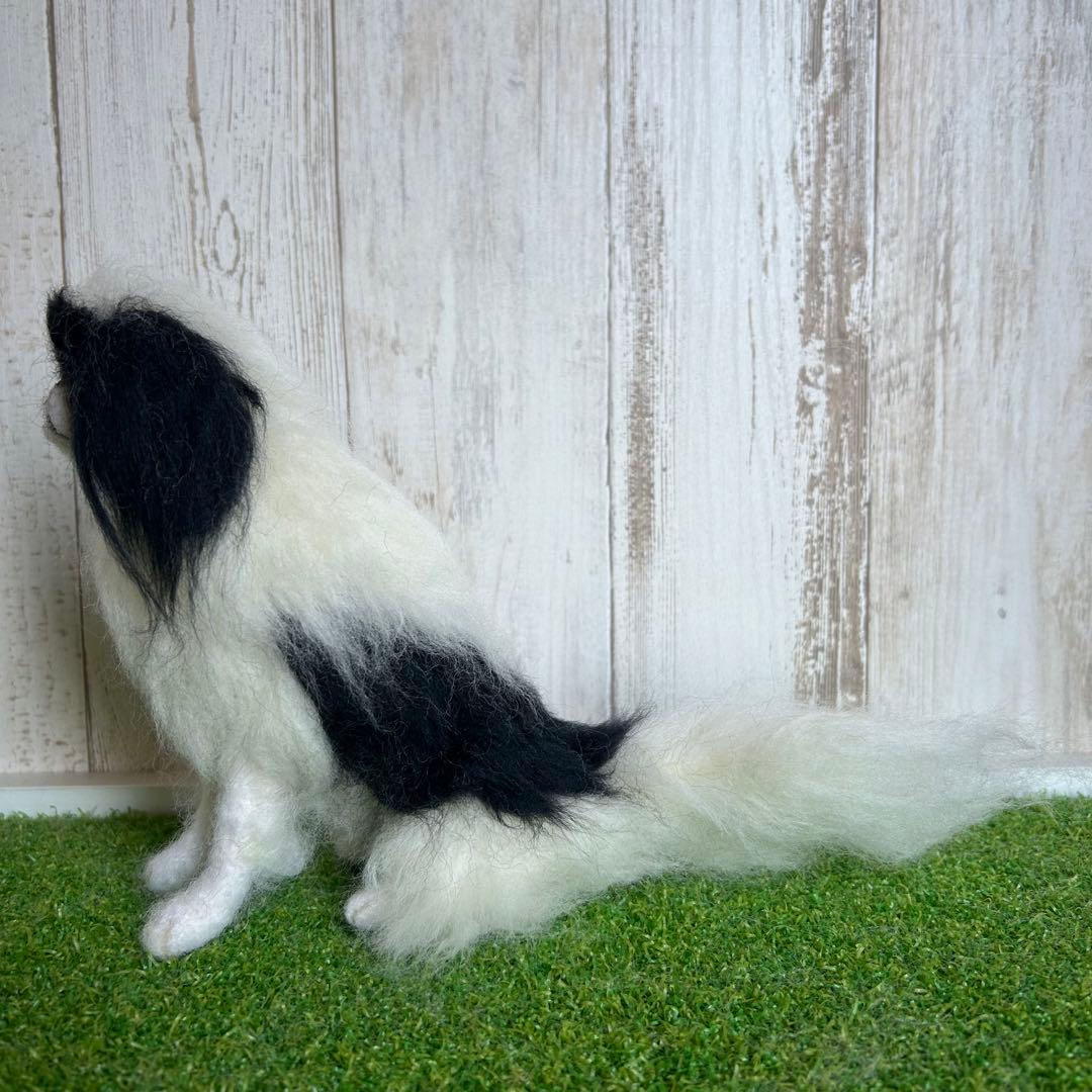 購入可能です。羊毛フェルト【狆】犬　※他にもオーダー受付中です。マック