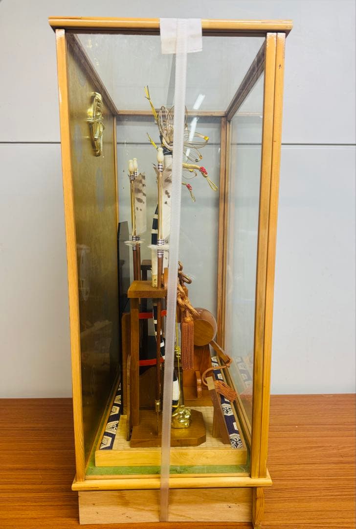 五月人形 破魔矢ケース入り｜動作良好・木製