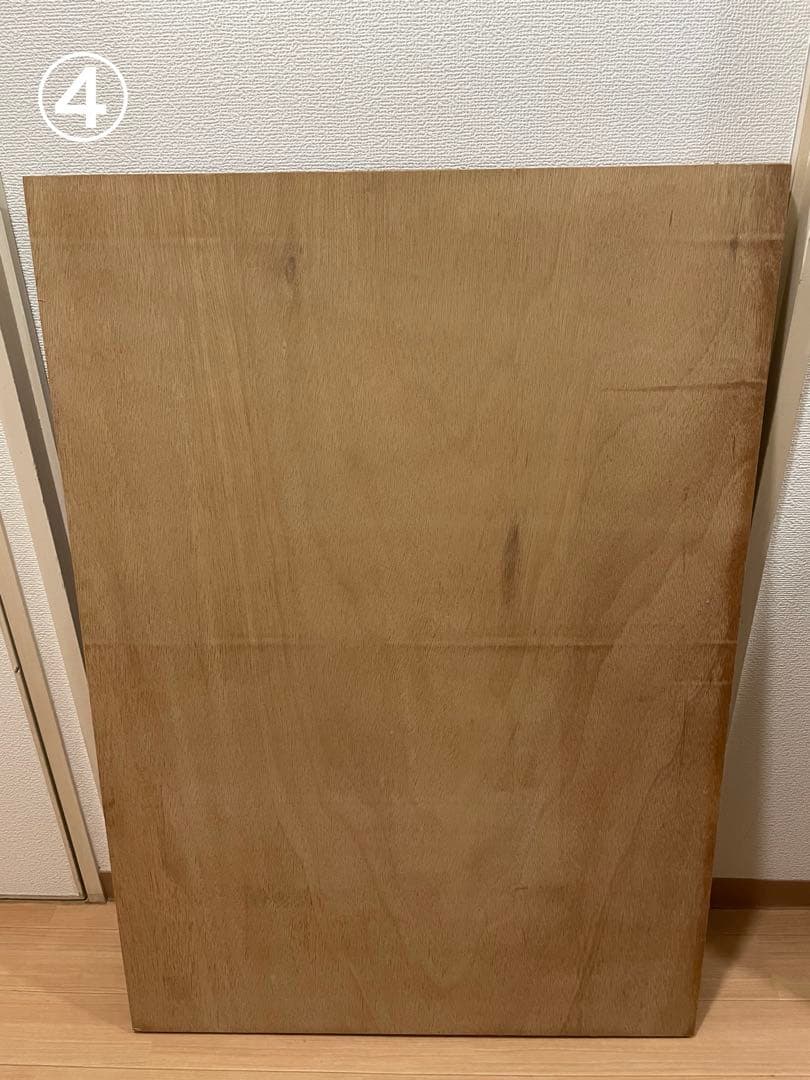 【中古品】（お値下げしました）B1 木パネル　4枚セット