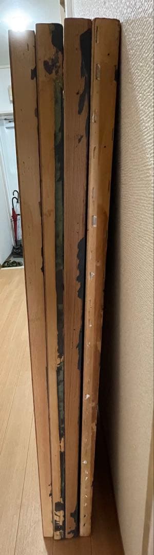 【中古品】（お値下げしました）B1 木パネル　4枚セット