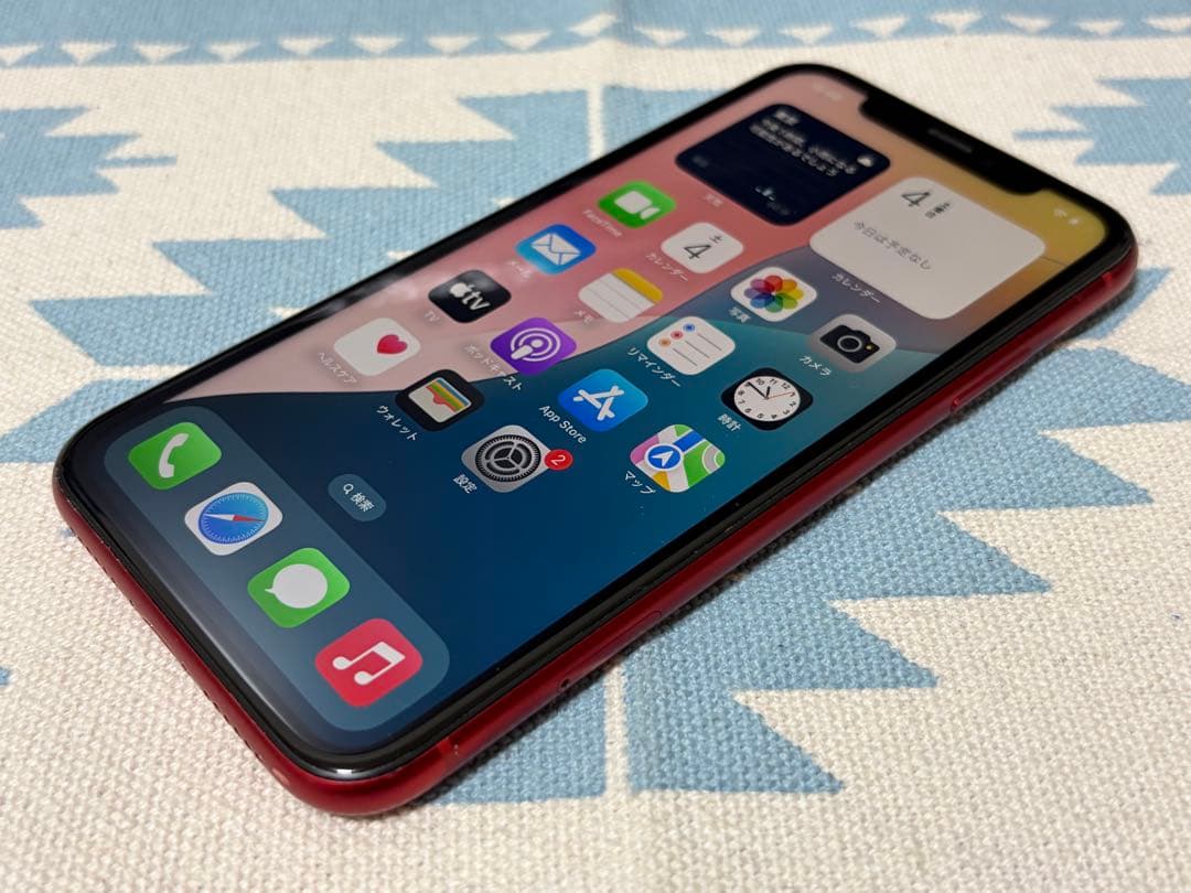 美品♪iPhone XR 128GB レッド 本体 SIMフリー