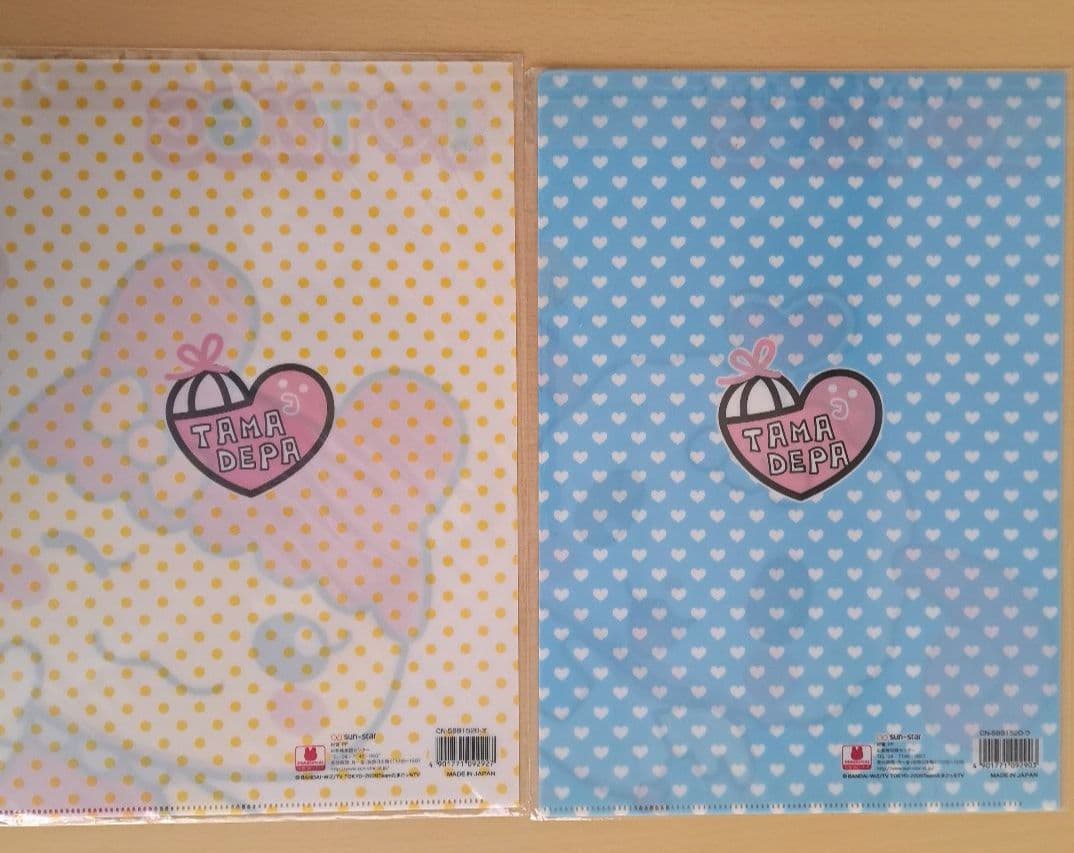 新品 たまごっち たまデパクリアファイル ちゃまめっち はぴはぴっち