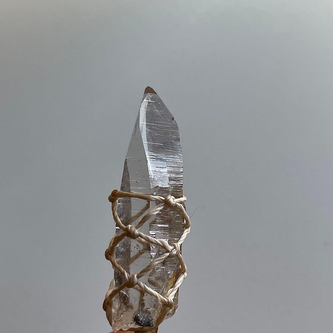 ヒマラヤ水晶 ガネッシュヒマール ＊ ハンドメイド マクラメネックレス 61