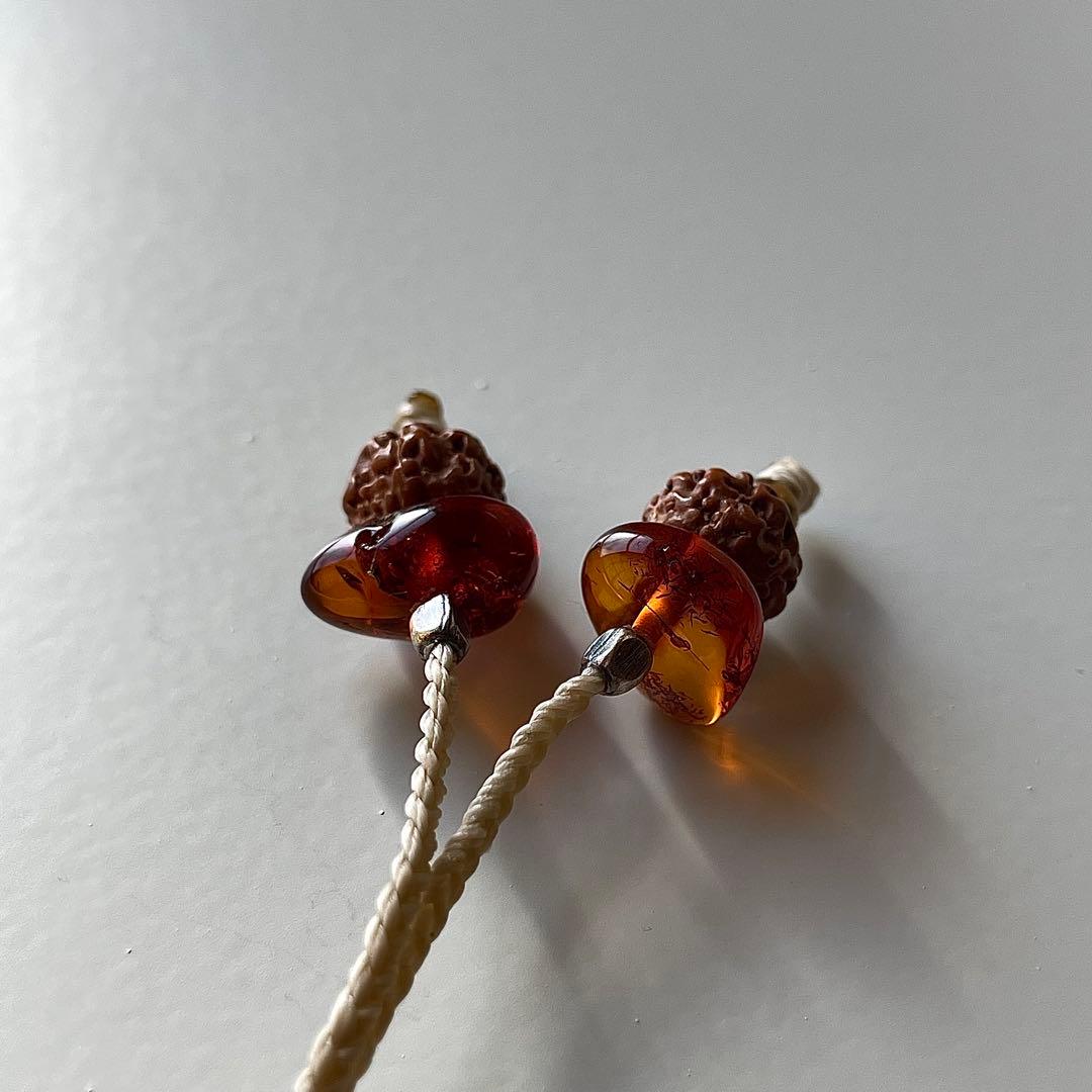 ヒマラヤ水晶 ガネッシュヒマール ＊ ハンドメイド マクラメネックレス 61