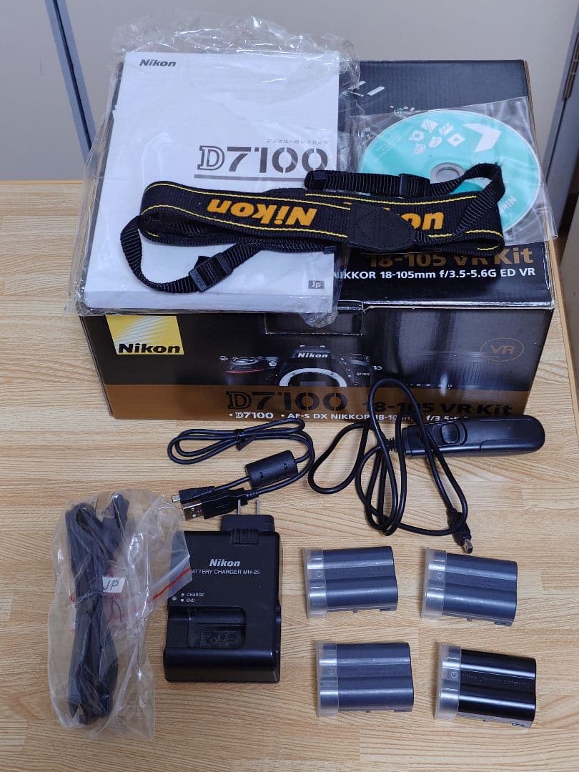 Nikon D7100 18-105 VR キット◆追加バッテリー4個付き