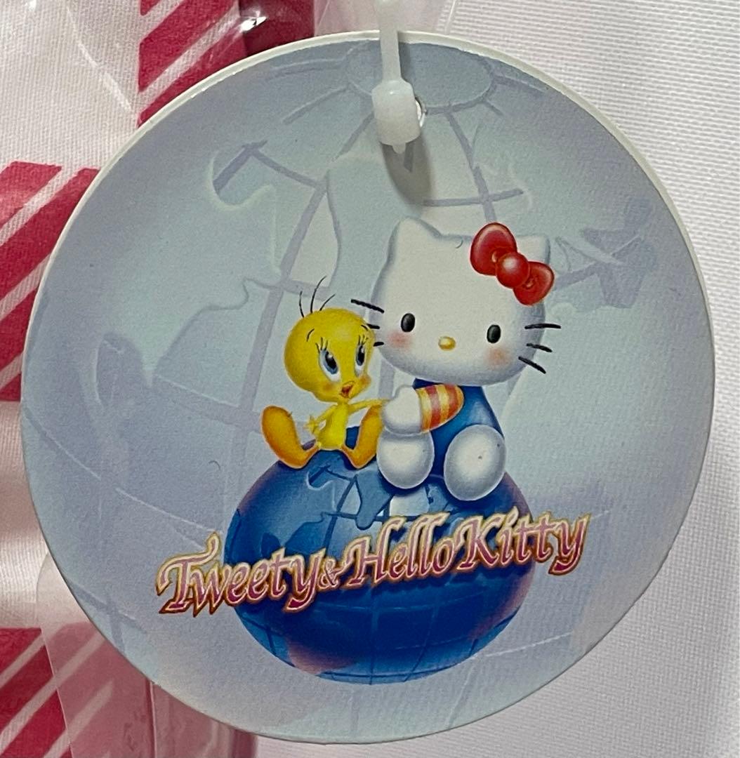 北　レトロキティ　チェック柄クッション２００４年製＆ストライプ座布団２００４年製