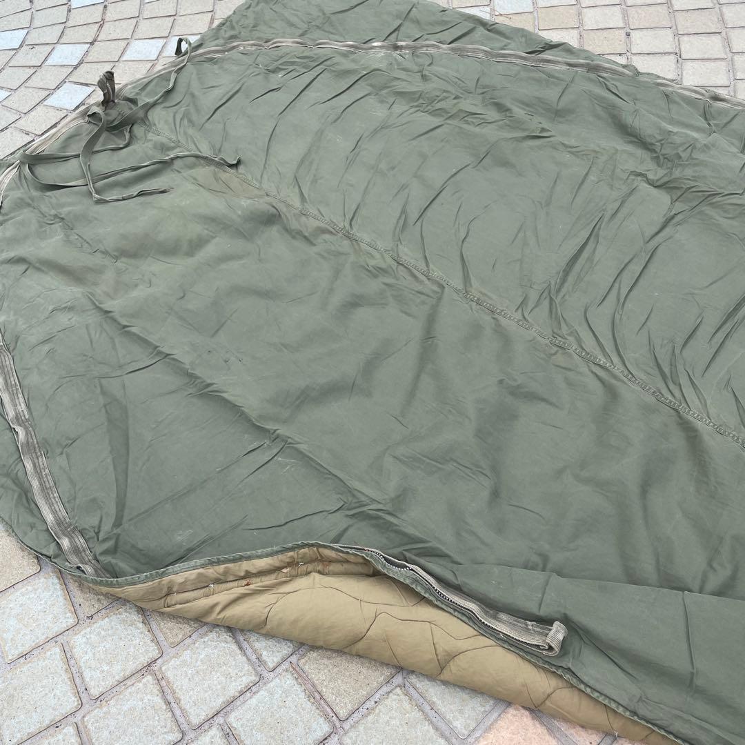 希少！50s アメリカアンティーク　US米軍ミリタリー寝袋USAヴィンテージ古着