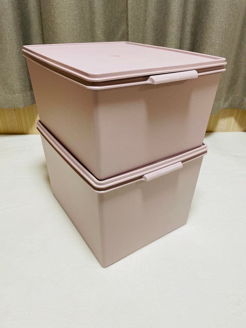 2個セット/タッパーウェア/ウルトラディープ/ディープ/スーパーケース/ピンク