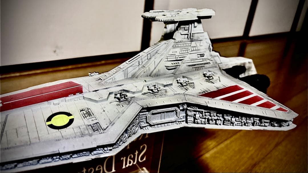 絶版❗️STAR WARS:リパブリックスターデストロイヤー全長約53cm完成品