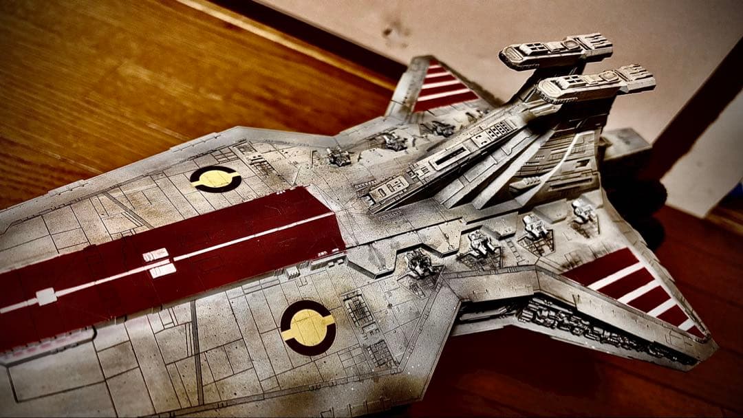 絶版❗️STAR WARS:リパブリックスターデストロイヤー全長約53cm完成品