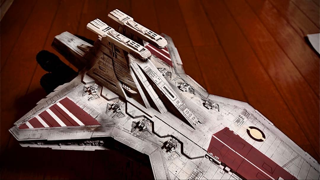 絶版❗️STAR WARS:リパブリックスターデストロイヤー全長約53cm完成品