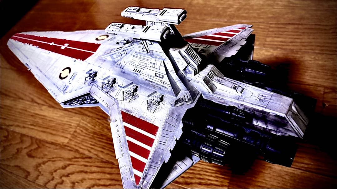 絶版❗️STAR WARS:リパブリックスターデストロイヤー全長約53cm完成品