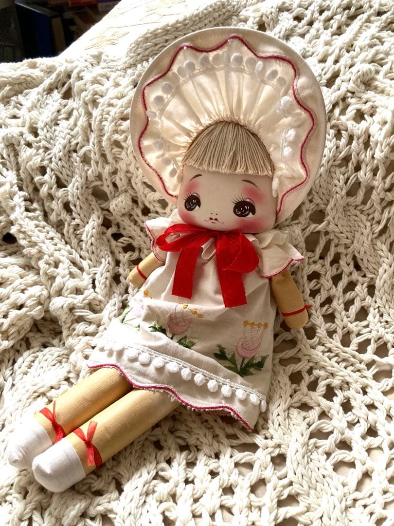 つきもとつきこの文化人形 ヘロヘロ人形 アンティーク着物 大正ロマン 昭和レトロ