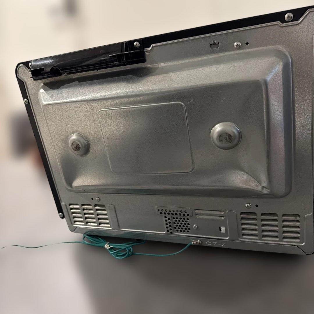 動作OK 日立 MRO-VS8 オーブンレンジ 2018年製 赤 左後脚欠品