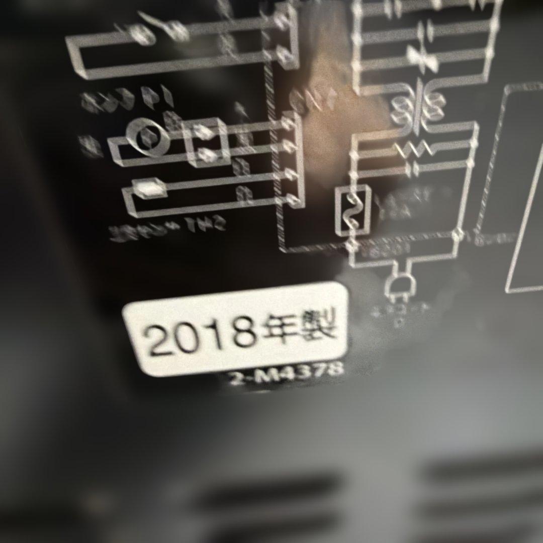 動作OK 日立 MRO-VS8 オーブンレンジ 2018年製 赤 左後脚欠品