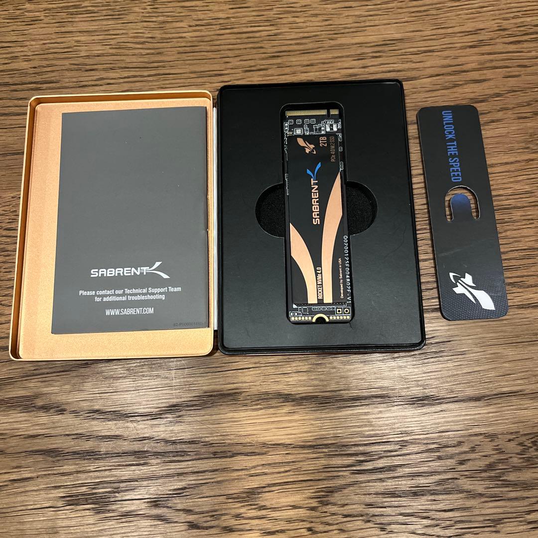 内蔵型SSD SABRENT Rocket 2TB x2 M.2 NVMe SSD