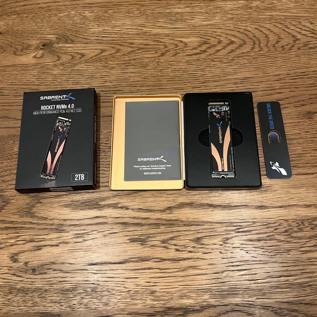 内蔵型SSD SABRENT Rocket 2TB x2 M.2 NVMe SSD