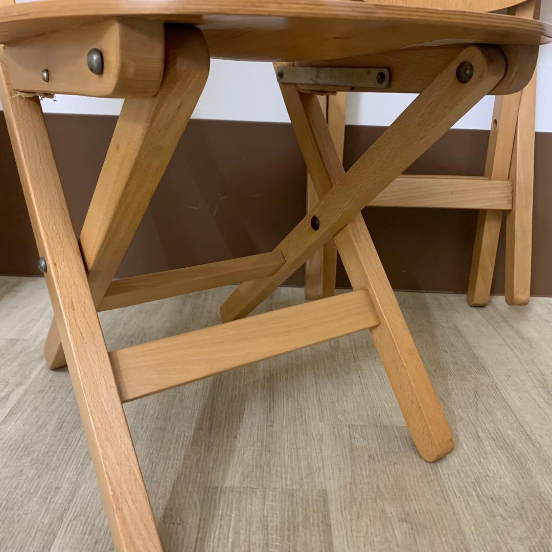 maruni マルニ 折りたたみチェア 2脚set 椅子 レトロ