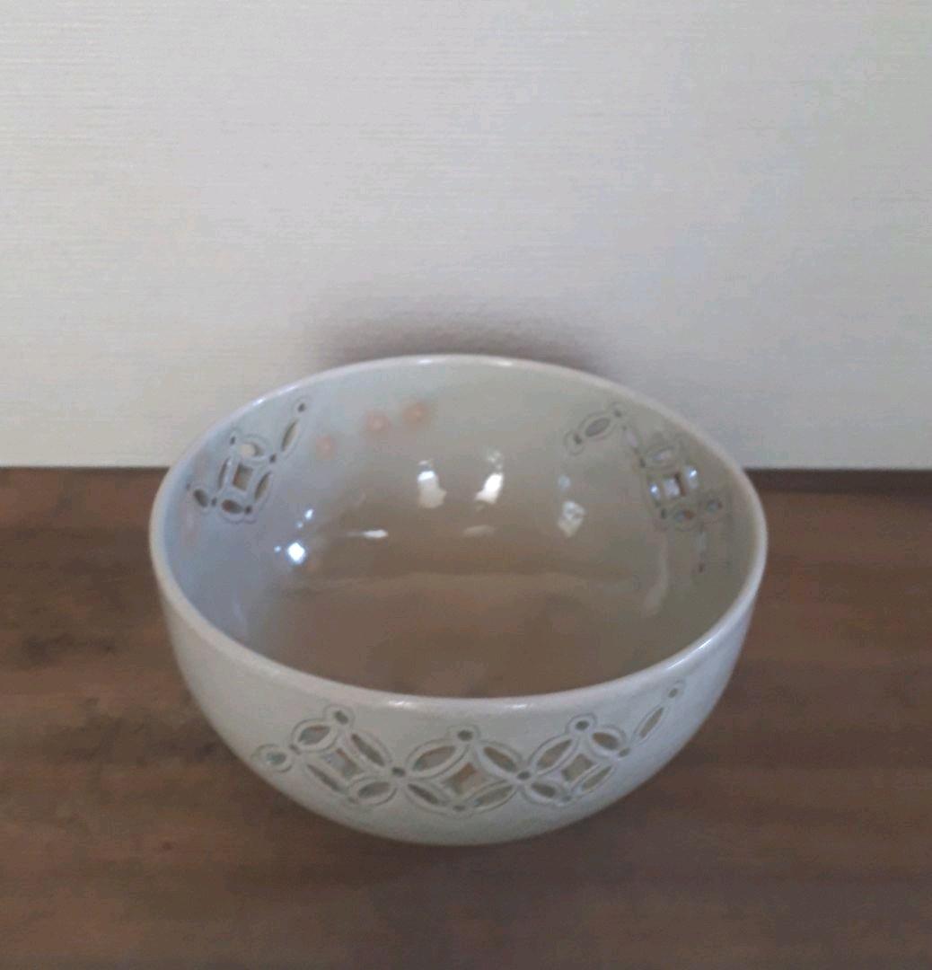 萩焼 七宝菓子器 菓子鉢 大鉢 鉢