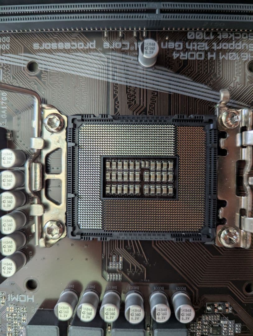 GIGABYTE LGA 1700 H610M メモリ　電源　他セット