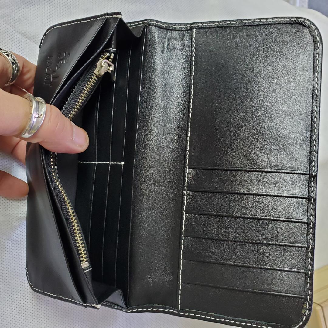 花山 KAZANレザーウレット長財布新品未使用品