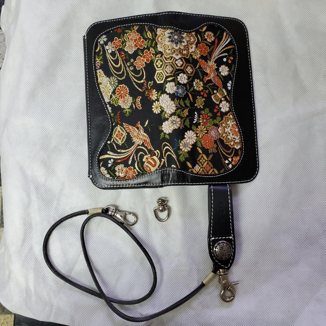 花山 KAZANレザーウレット長財布新品未使用品