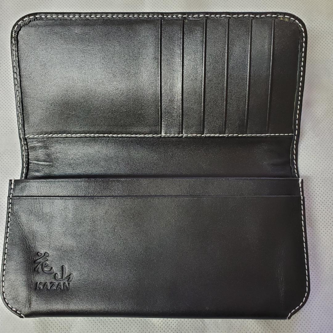 花山 KAZANレザーウレット長財布新品未使用品