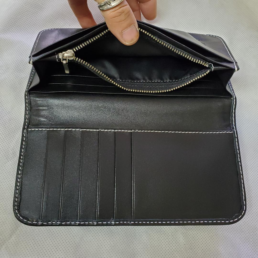 花山 KAZANレザーウレット長財布新品未使用品