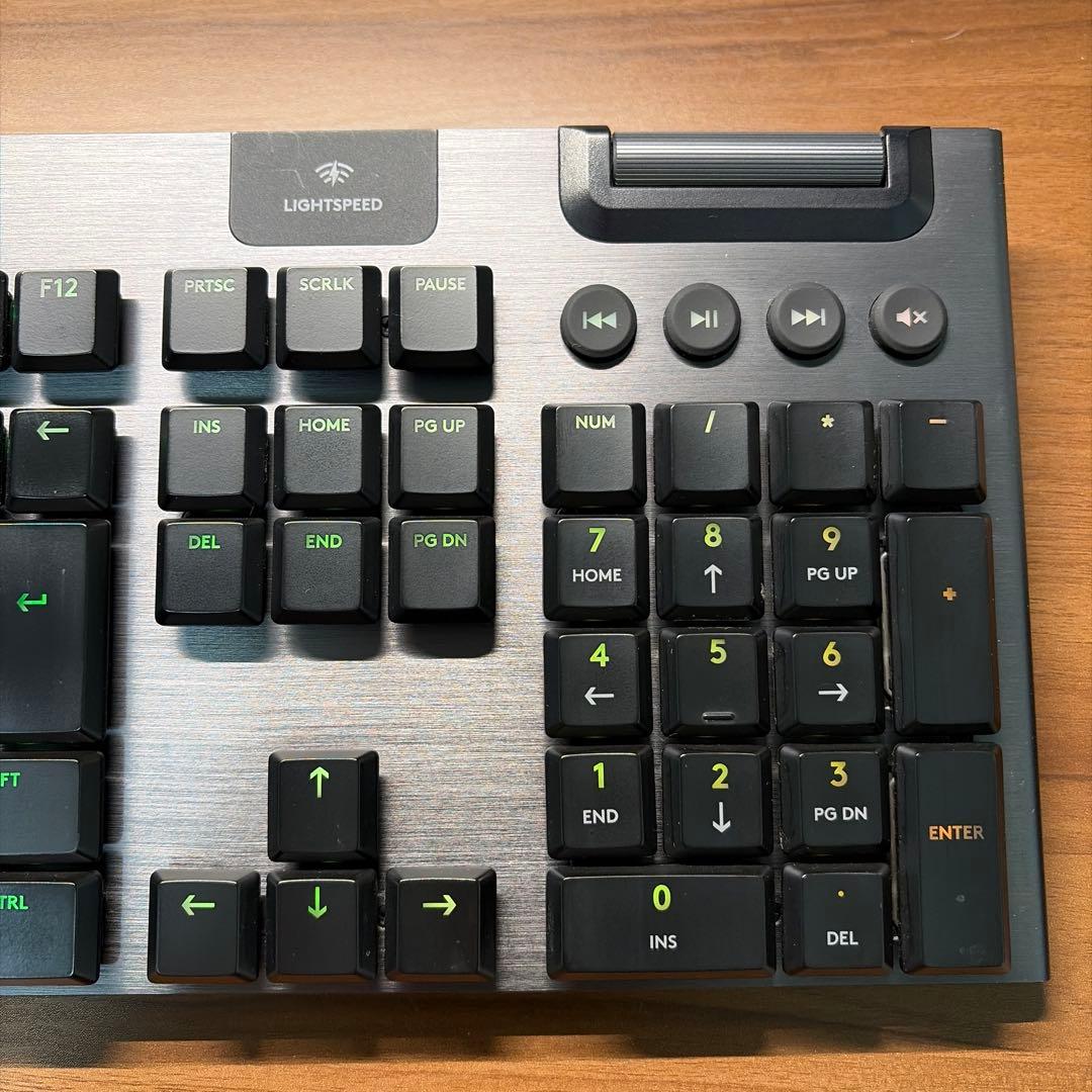 m*u様 Logicool G ゲーミングキーボード G913-LN リニア 赤