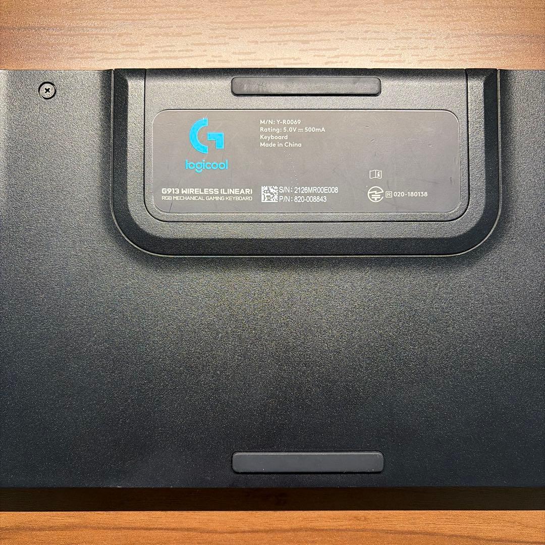 m*u様 Logicool G ゲーミングキーボード G913-LN リニア 赤