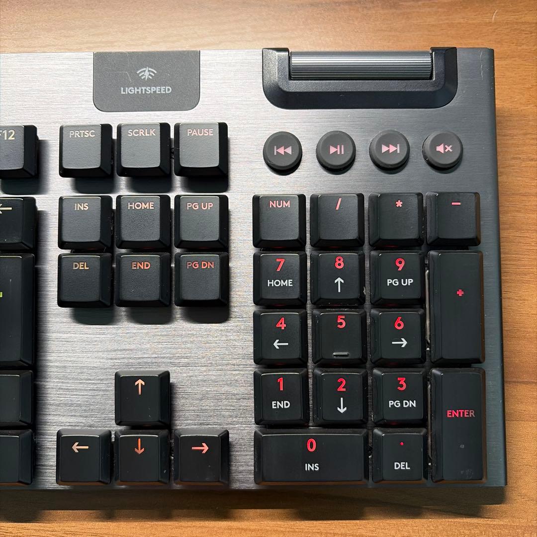 m*u様 Logicool G ゲーミングキーボード G913-LN リニア 赤