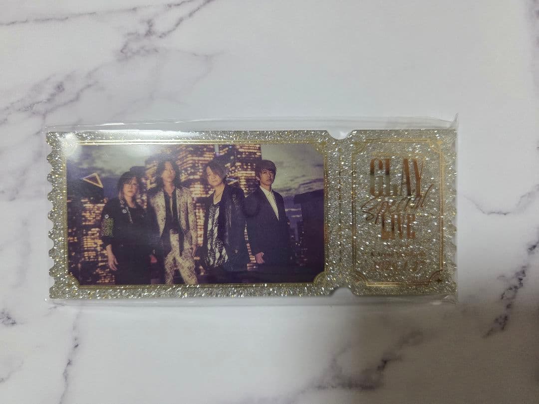 GLAY 記念アクリルブロック レシート