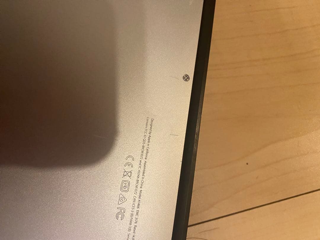 2017 MacBook Air 13インチ A1466 8GB SSD 美品