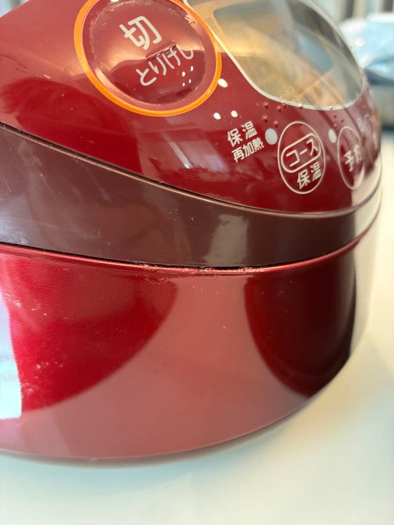 TOSHIBA RC-6XM IH炊飯器 3.5合 レッド ★Ｋ.D