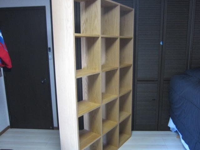 MUJI /無印良品　スタッキングシェルフセット・3列×5段・オーク材 ②