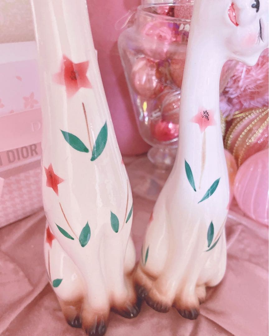 レア♡アンティーク♡シャム猫♡置物♡骨董品♡昭和レトロ♡インテリア♡陶器品♡
