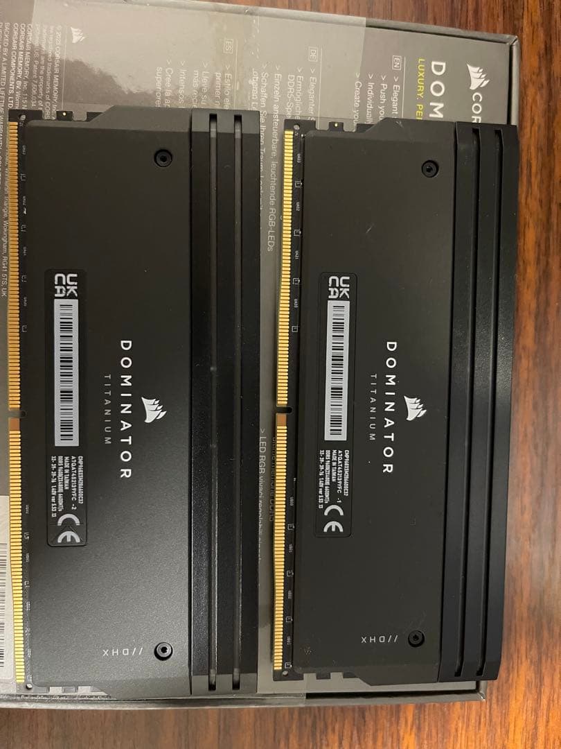 メモリー Dominator Titanium DDR5 96Gb 6800Mhz