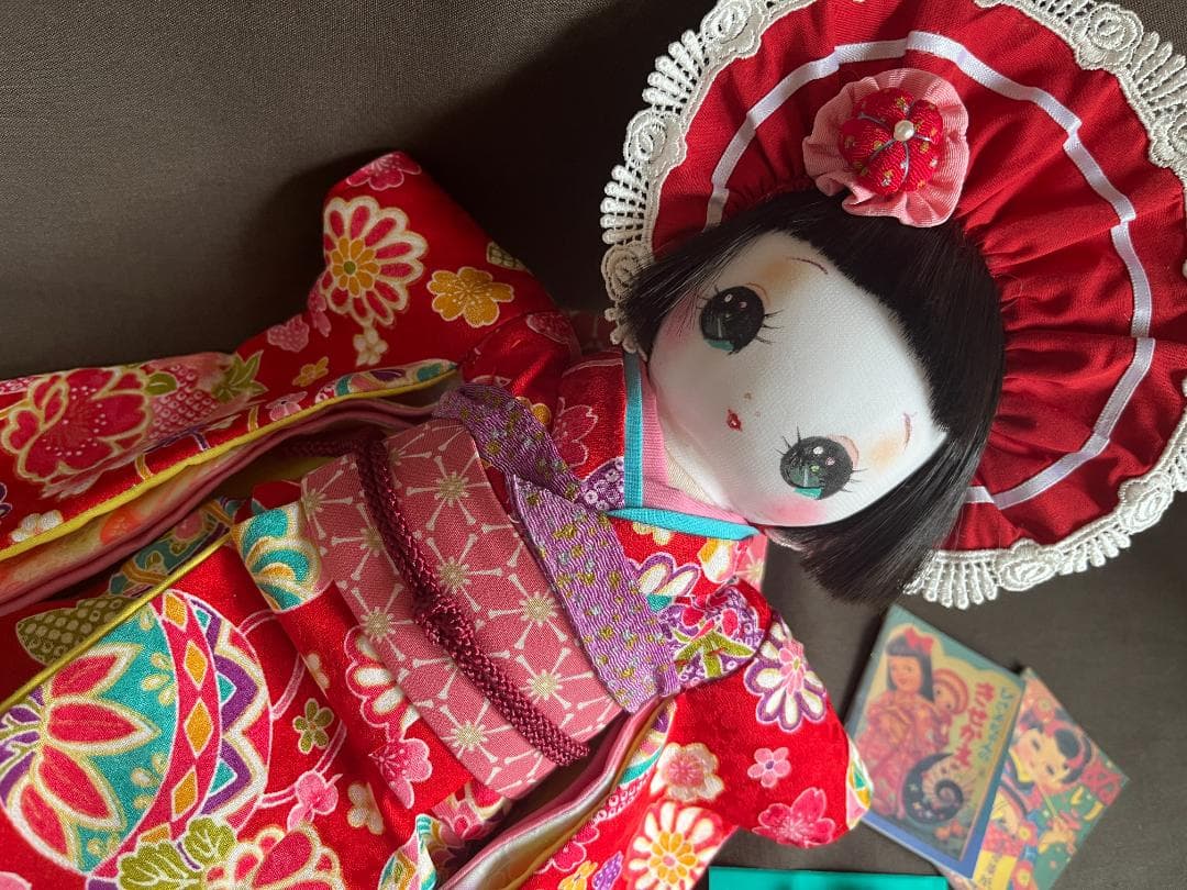 「一年さくら組」着物文化人形・ヘロヘロ人形・昭和レトロ・市松人形・着せ替え