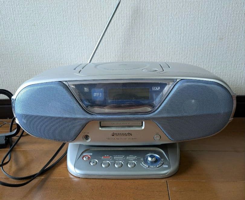 美品 CD・MD ラジオデッキ RX-MDX61 ブルー シルバー