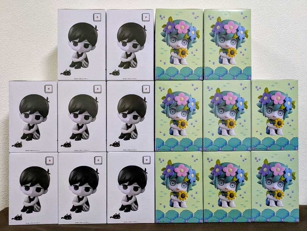 OMORI おすわりフィギュア オモリ バジル 16体セット