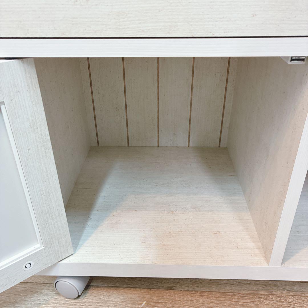 ◇大阪府 神戸市 配達料無料！◇ニトリ◇カウンターワゴン◇レンジ台◇キャスター付