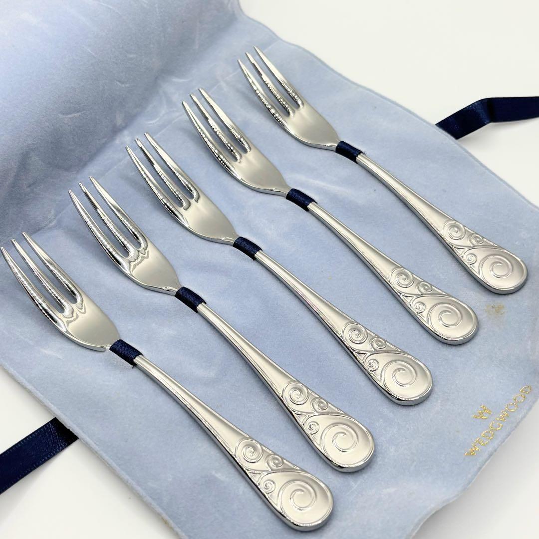 【未使用】 ウェッジウッド スワルタイニー フォーク カトラリー